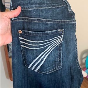 7 for all mankind dojo jeans size 28